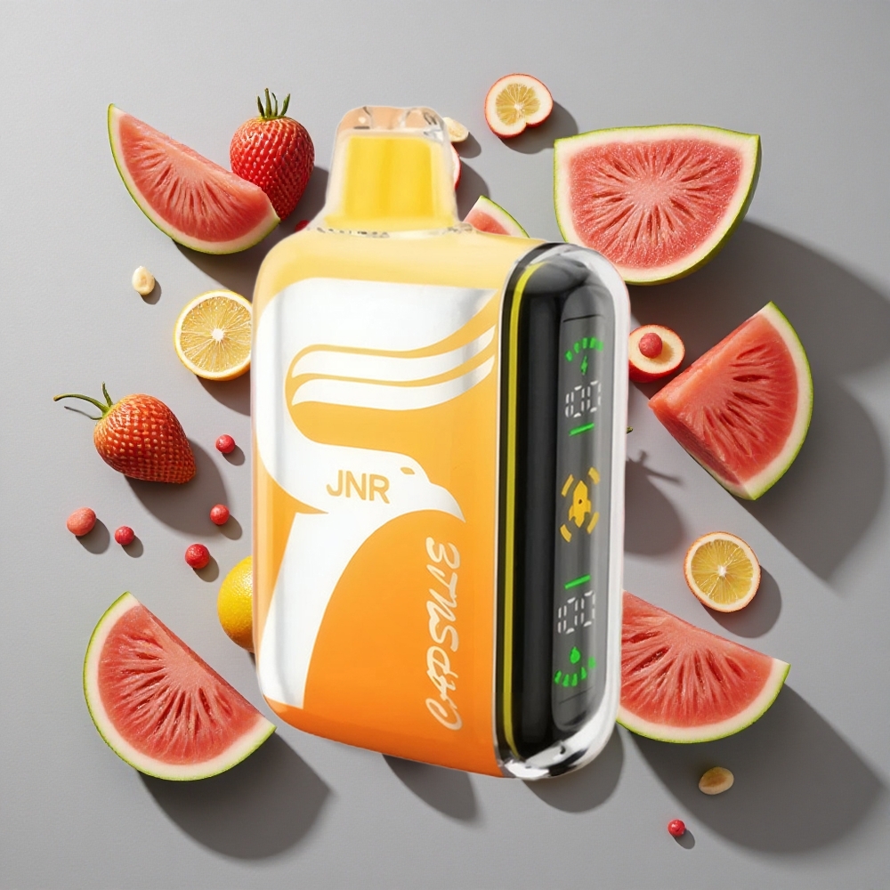 Sandía Lichi JNR Capsule 15000 Caladas Pantalla Inteligente LED Carga Rápida Tipo-C