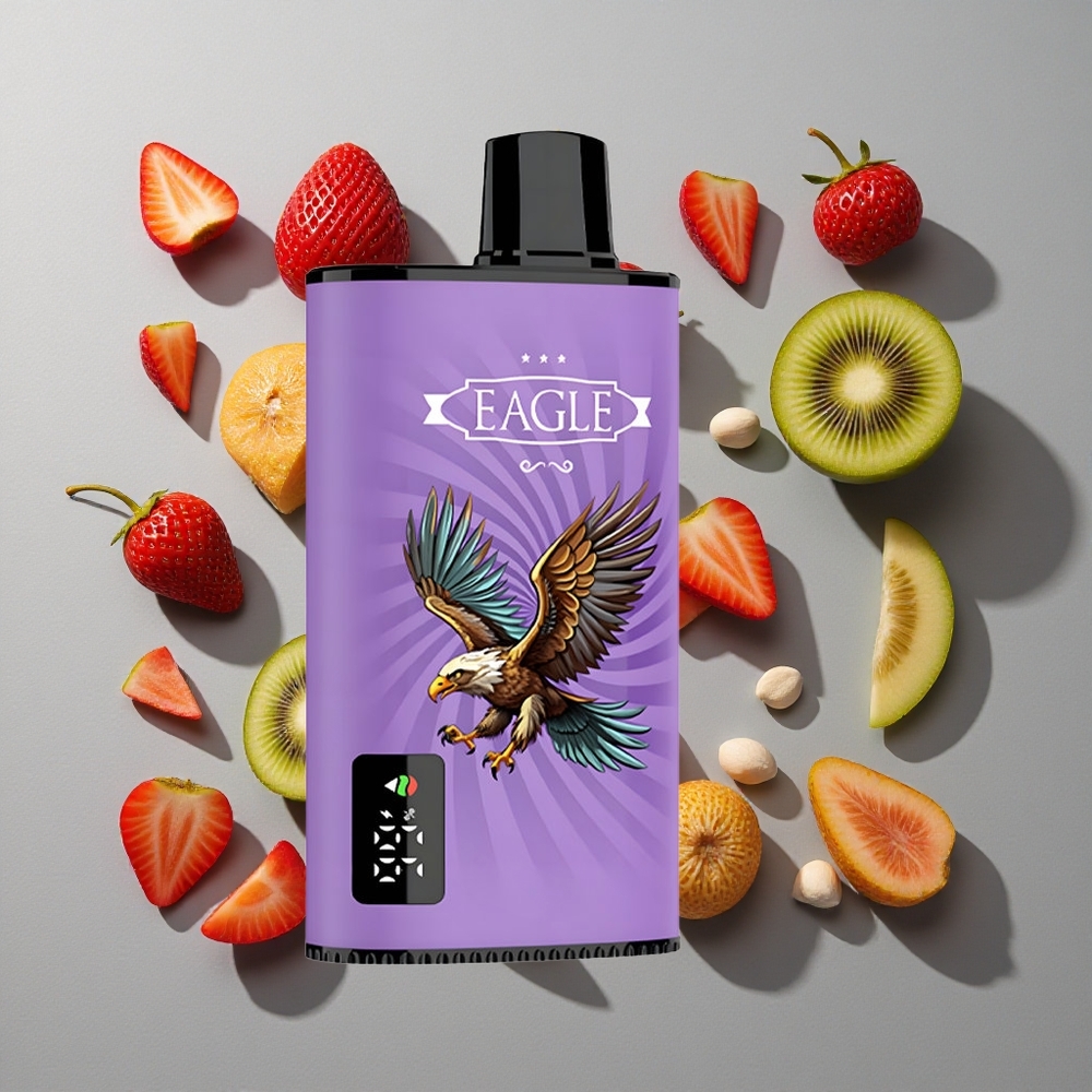 Fresa Kiwi JNR EAGLE Smart 23000 Puffs Pantalla Digital Tipo-C