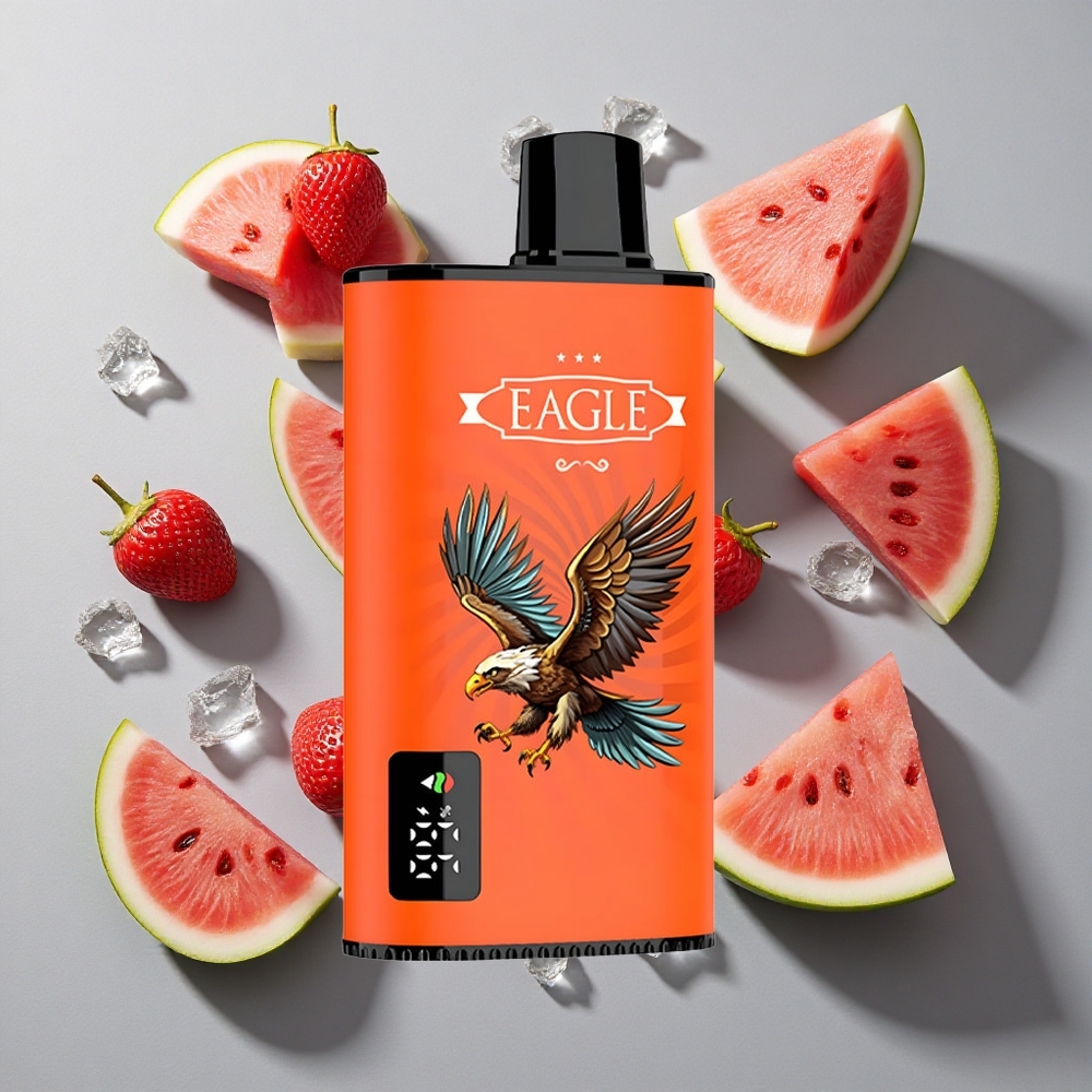 Sandía Hielo JNR EAGLE Smart 23000 Puffs Vape Desechable con Pantalla Digital y Batería de 750mAh