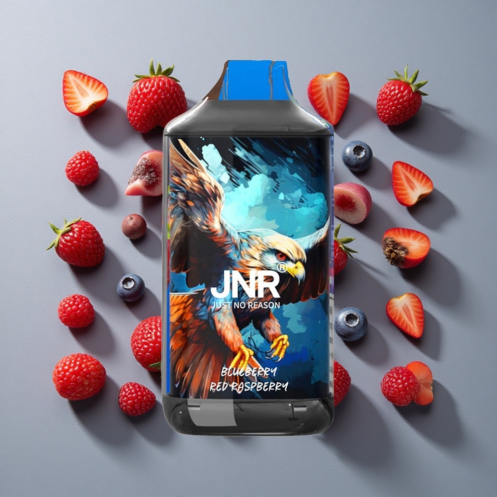 Arándano Azul Frambuesa Roja JNR Falcon 16000 Caladas Capacidad de Batería: 850 mAh Contenido de Nicotina: 0%,2%