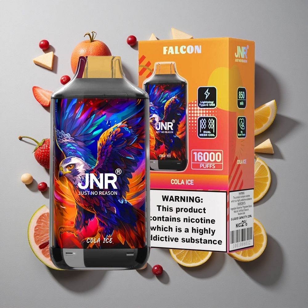 Cola Helada JNR Falcon 16000 Caladas Batería 850 mAh y E-líquido 22ml