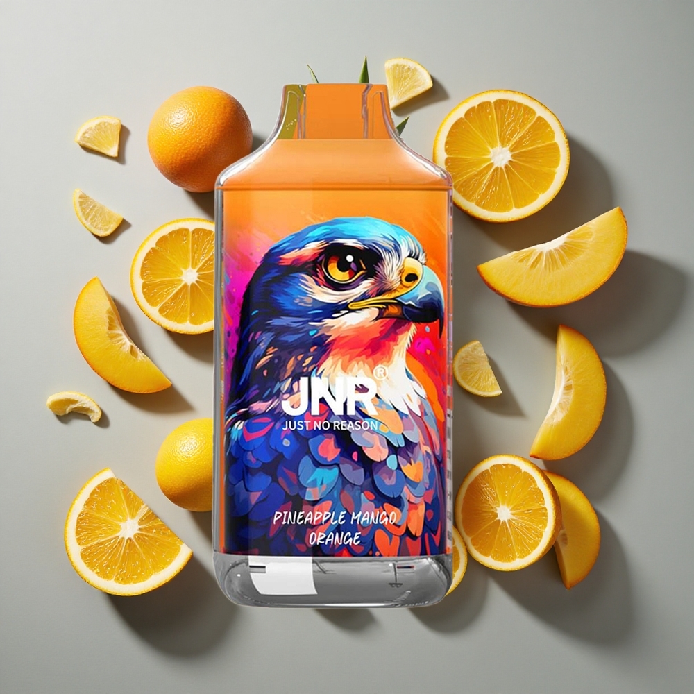 Piña Mango Naranja JNR Falcon 16000 Puffs con Batería de 850 mAh y E-líquido de 22ml