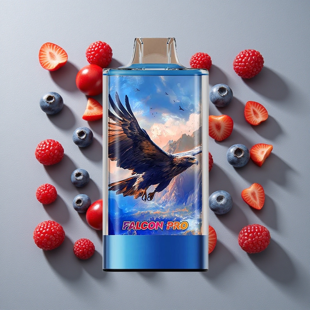 Arándano Frambuesa Cereza JNR Falcon Pro 28000 Puffs 30ml Capacidad Precargada USB Tipo-C Carga