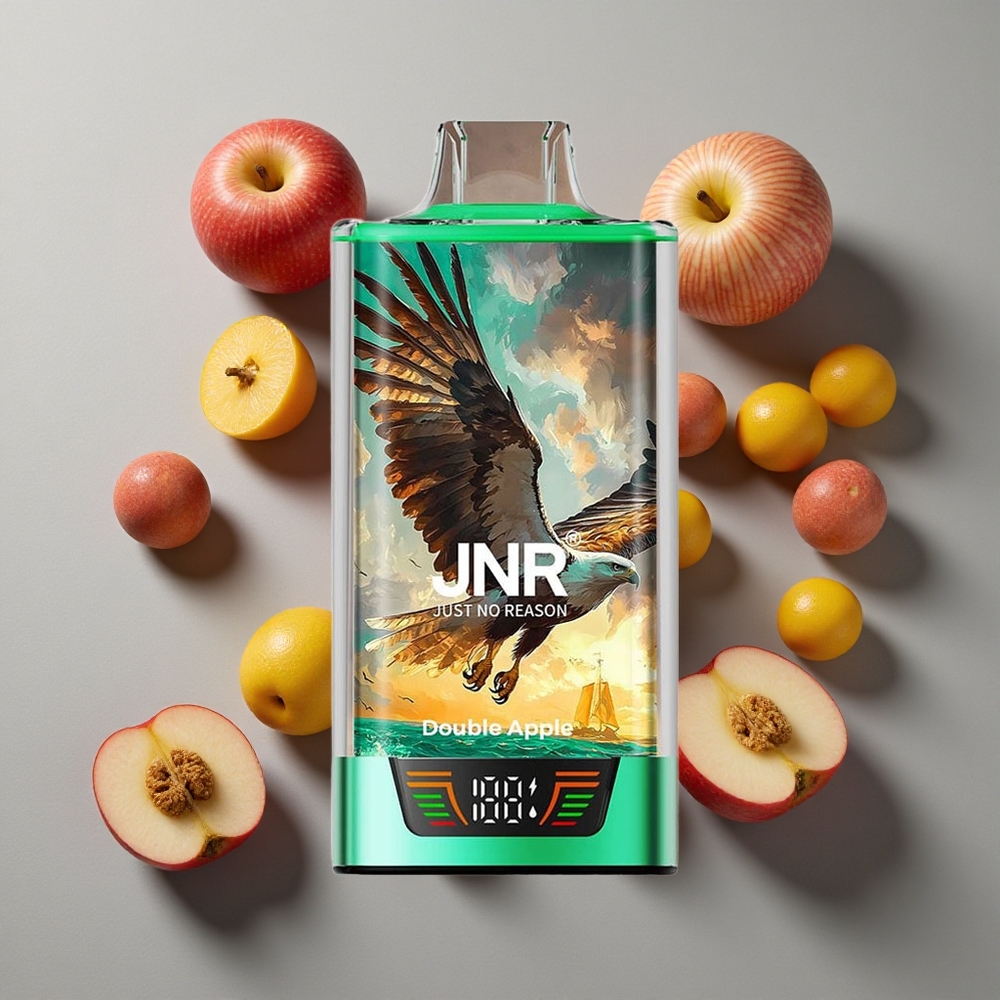 Doble Manzana JNR Falcon Pro 28000 Desechable Vape 28000 Caladas Capacidad Precargada de 30ml y Batería de 950mAh