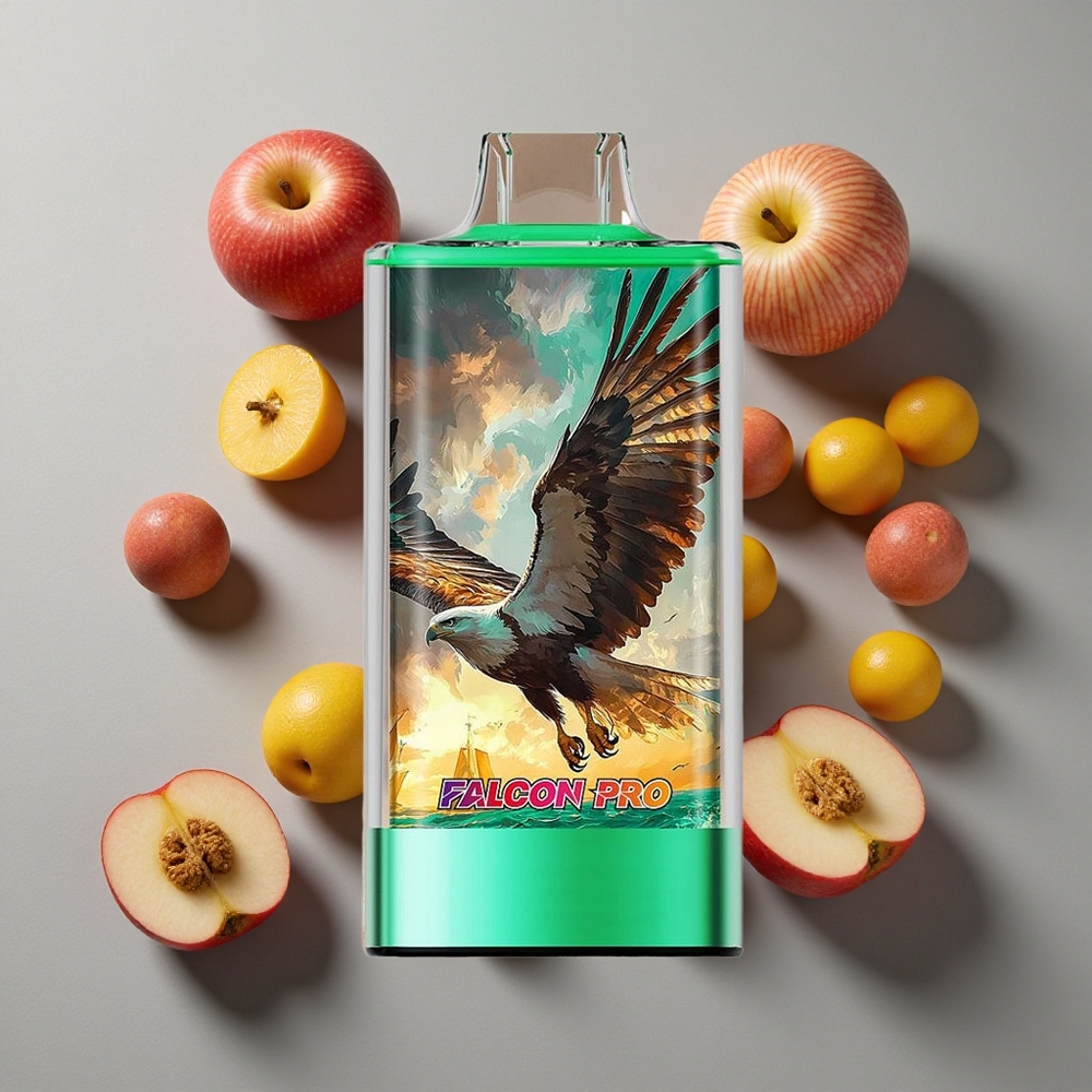 Doble Manzana JNR Falcon Pro 28000 Desechable Vape 28000 Caladas Capacidad Precargada de 30ml y Batería de 950mAh