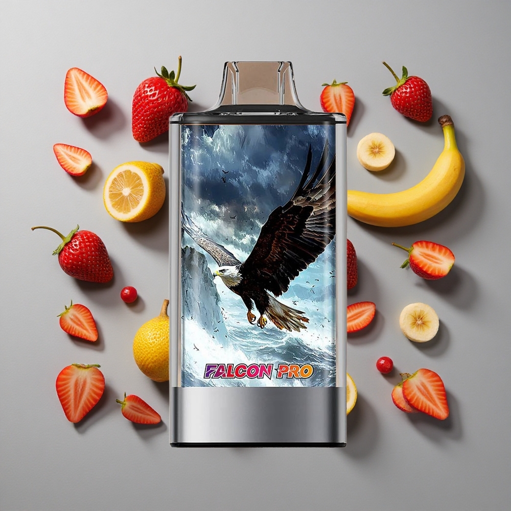 Fresa Plátano JNR Falcon Pro 28000 Desechable con Pantalla Inteligente y Carga USB Tipo-C