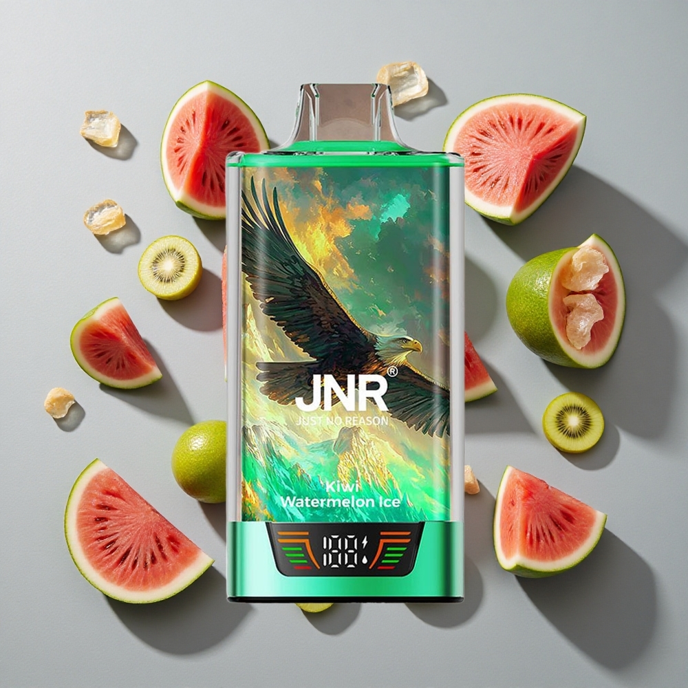 Kiwi Sandía Hielo JNR Falcon Pro 28000 Vape Desechable 28000 Caladas Capacidad de Batería 950mAh