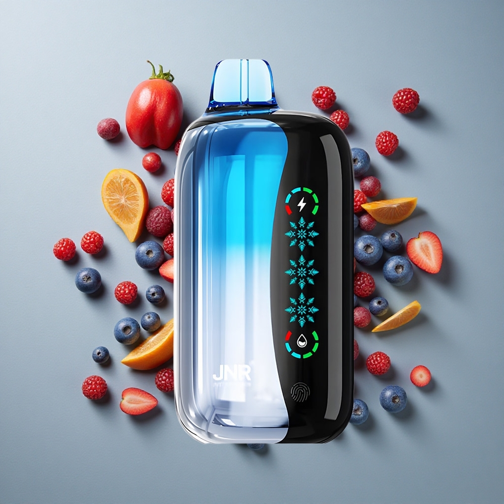 Explosión Cereza Azul JNR Flex Ice 21000 Caladas Pantalla Táctil Ajuste de Hielo