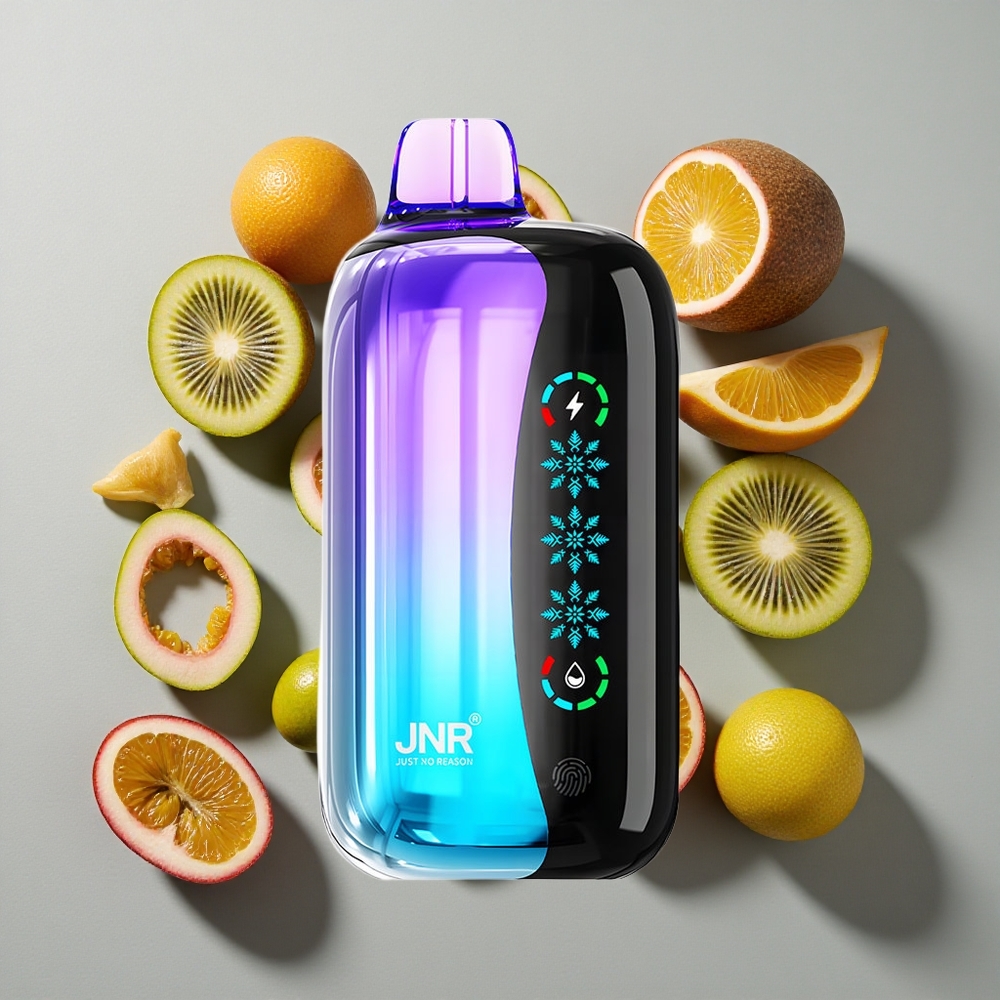 Kiwi Maracuyá Guayaba JNR Flex Ice 21000 Puffs Vape Desechable Ajuste de Hielo Pantalla Táctil