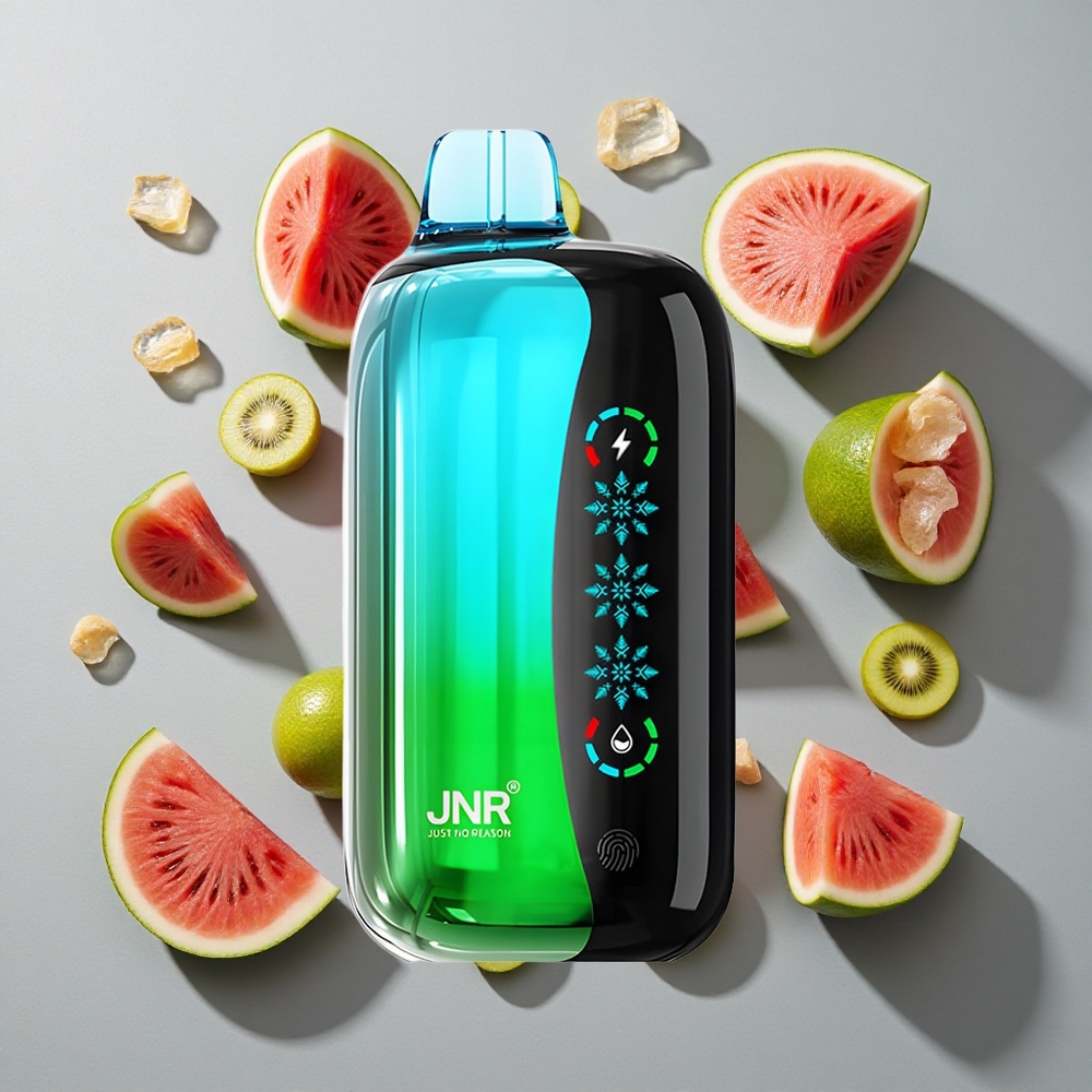Kiwi Sandía Hielo JNR Flex Ice 21000 Puffs Vape Desechable 26ml E-líquido Pantalla Táctil
