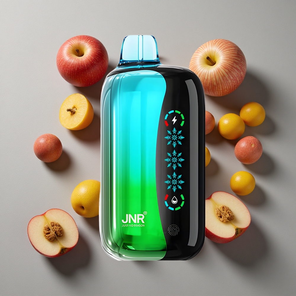 Manzana Doble JNR Flex Ice 21000 Puffs Vape Desechable Ajuste de Hielo Pantalla Táctil
