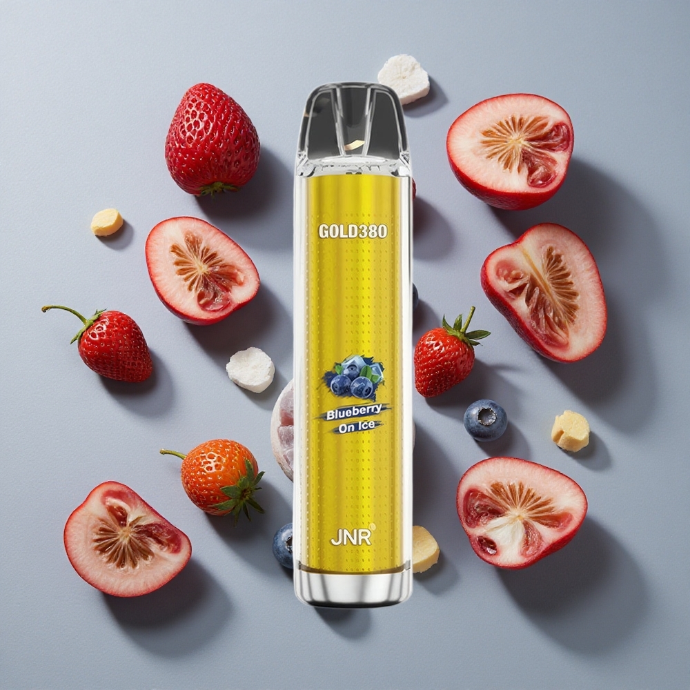 Arándano Azul En Hielo JNR Gold380 6000 Caladas Batería 1500mAh Capacidad de e-Líquido 13ml
