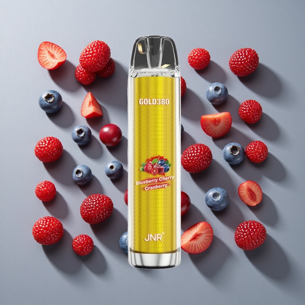 Arándano Cereza Blueberry JNR Gold380 6000 Caladas Batería 1500mAh Capacidad de e-Líquido 13ml