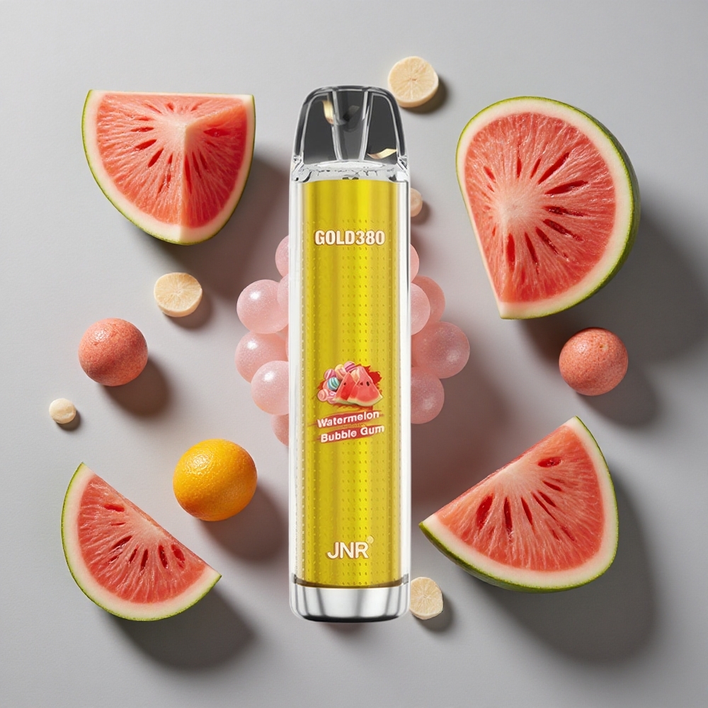 Sandía Chicle JNR Gold380 6000 Caladas Batería 1500mAh y 13ml de Líquido