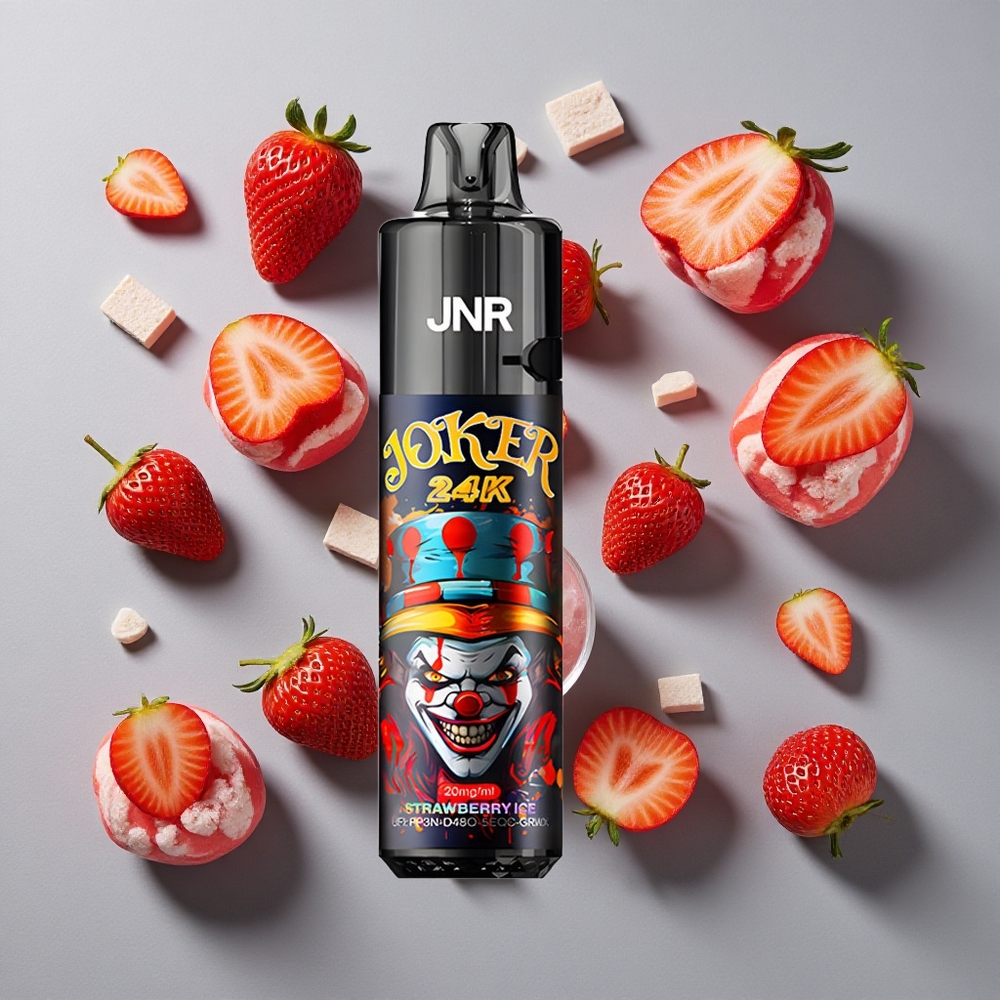 Fresa Helado JNR Joker 24000 Puffs 2% contenido de nicotina Batería 800mAh
