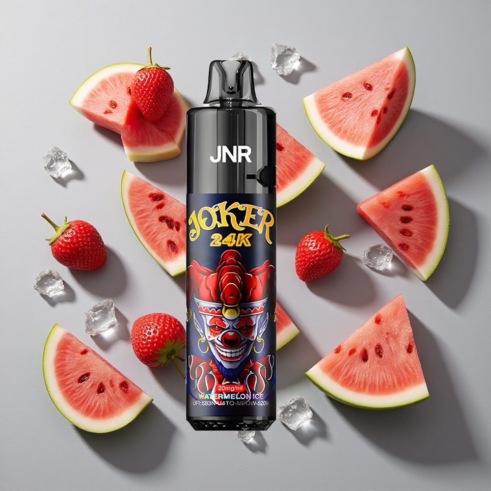 Sandía Helada JNR Joker 24K Puffs Desechable Vape 24000 Caladas Batería 800mAh Contenido de Nicotina 2%