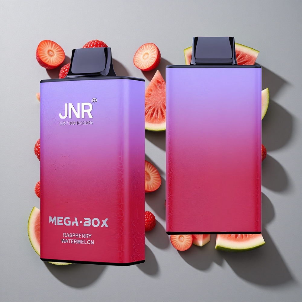 Frambuesa Sandía JNR Mega Box 25000 Caladas Vape Desechable con Capacidad de E-líquido de 30ml y Batería de 850mAh