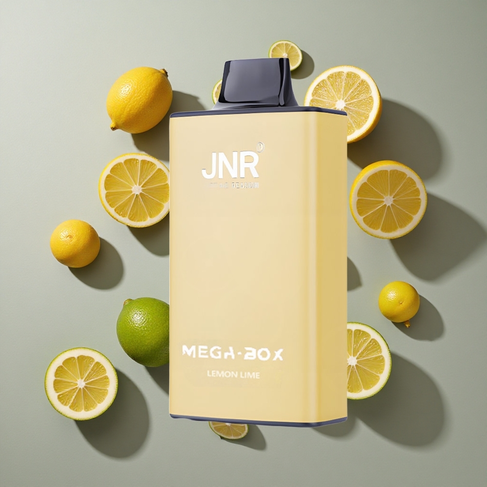 Limón & Lima JNR Mega Box 25000 Caladas Vape Desechable 30ml Capacidad de Líquido 2% Contenido de Nicotina