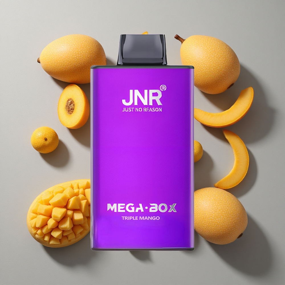 Triple Mango JNR Mega Box 25000 Puffs Desechable con 30ml de Capacidad de E-líquido y Tipo-C Carga Rápida