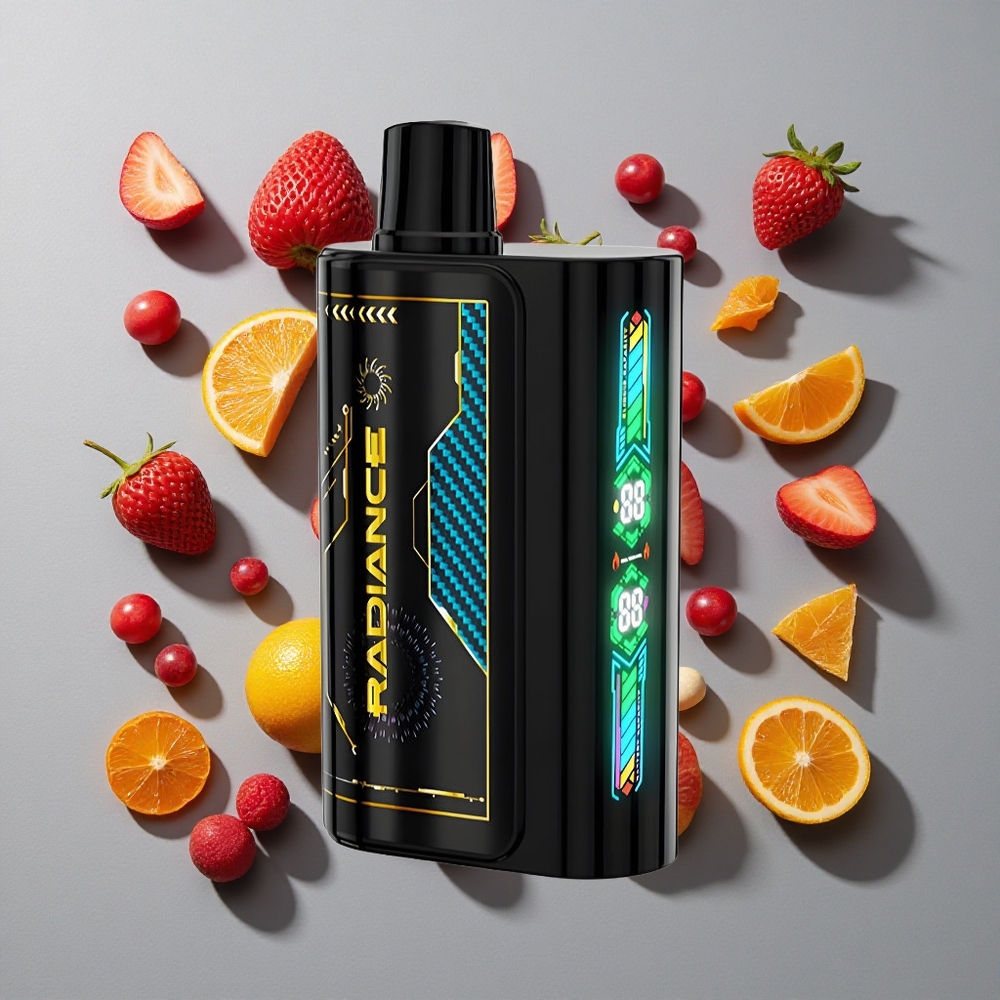 Bayas Mixtas JNR Radiance 31000 Caladas Vape Desechable Pantalla Inteligente 28ml Líquido