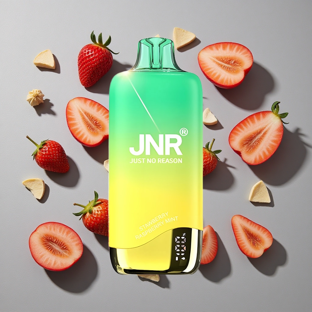 Fresa Menta Durazno JNR Rainbow 10500 Puffs Vape Desechable 18ml Tanque de Líquido 600mAh Batería