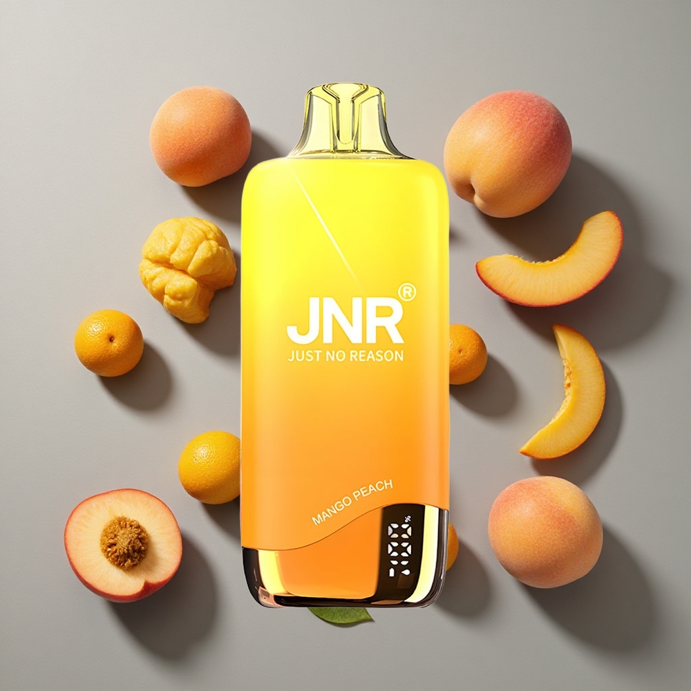 Mango Durazno JNR Rainbow 10500 Puffs Vape Desechable 18ml Tanque de e-Líquido 0.8ohm Bobina en Malla