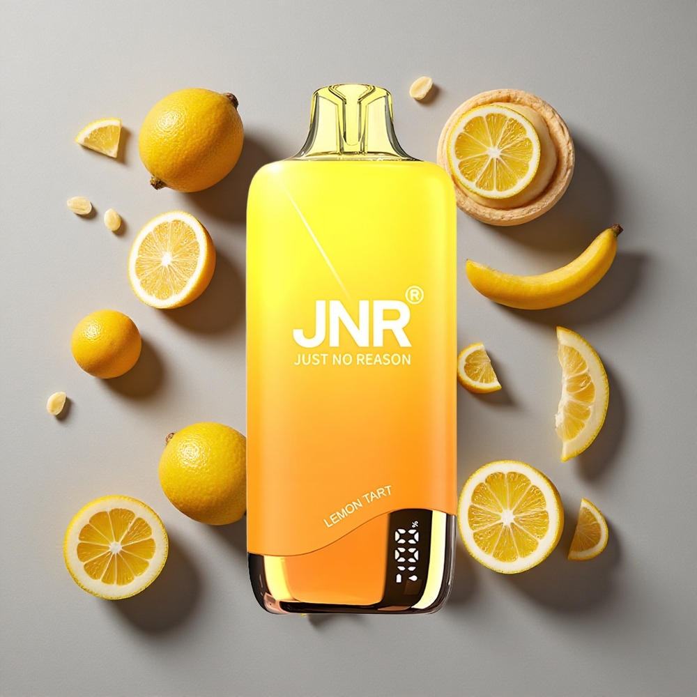 Tarta de Limón JNR Rainbow 10500 Puffs Vape Desechable 18ml e-Liquid Tank 0.8ohm Mesh Coil
