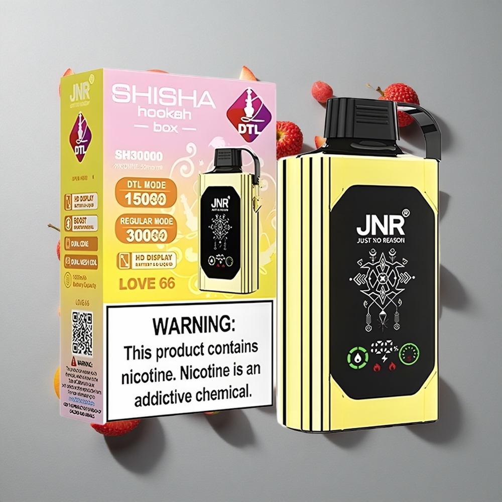 Amor 66 JNR Shisha Hookah Box 20500 Puffs con Pantalla HD y Batería de 1000mAh
