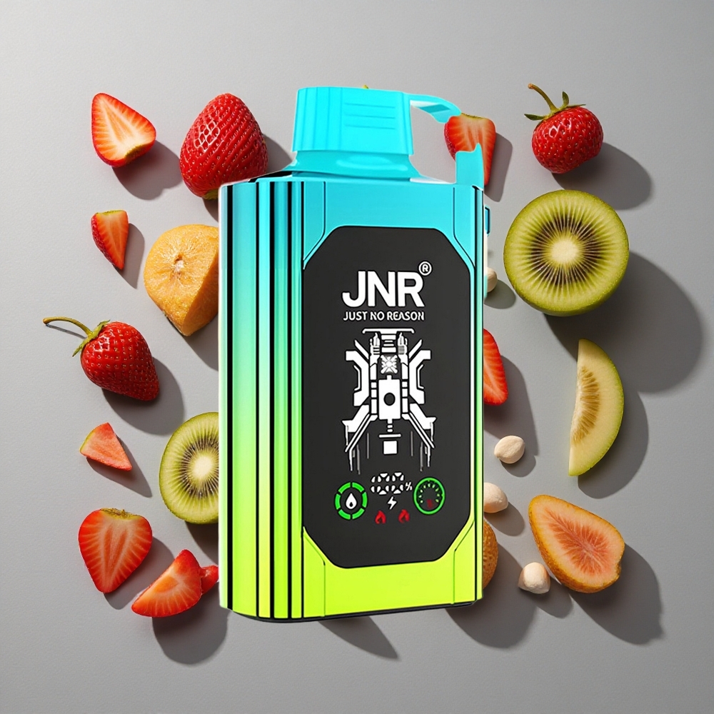Fresa Kiwi JNR Shisha Hookah Box 20500 Caladas Capacidad de la Batería: 1000mAh Tipo de Carga: Carga Rápida Tipo-C