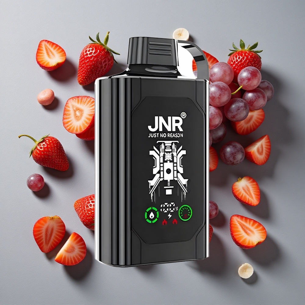 Fresa Uva JNR Shisha Hookah Box 20500 Caladas Pantalla HD Dual Malla Doble Núcleo