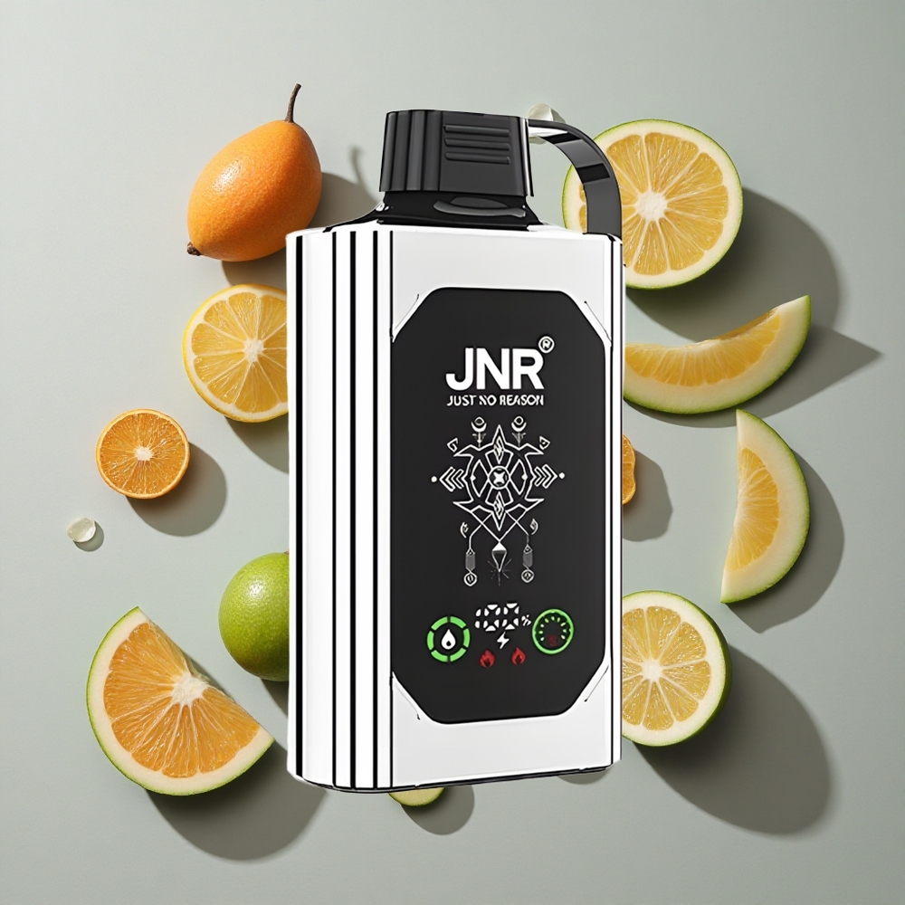 Melón Doble Menta JNR Shisha Hookah Box 20500 Caladas HD Pantalla Tipo-C Carga Rápida