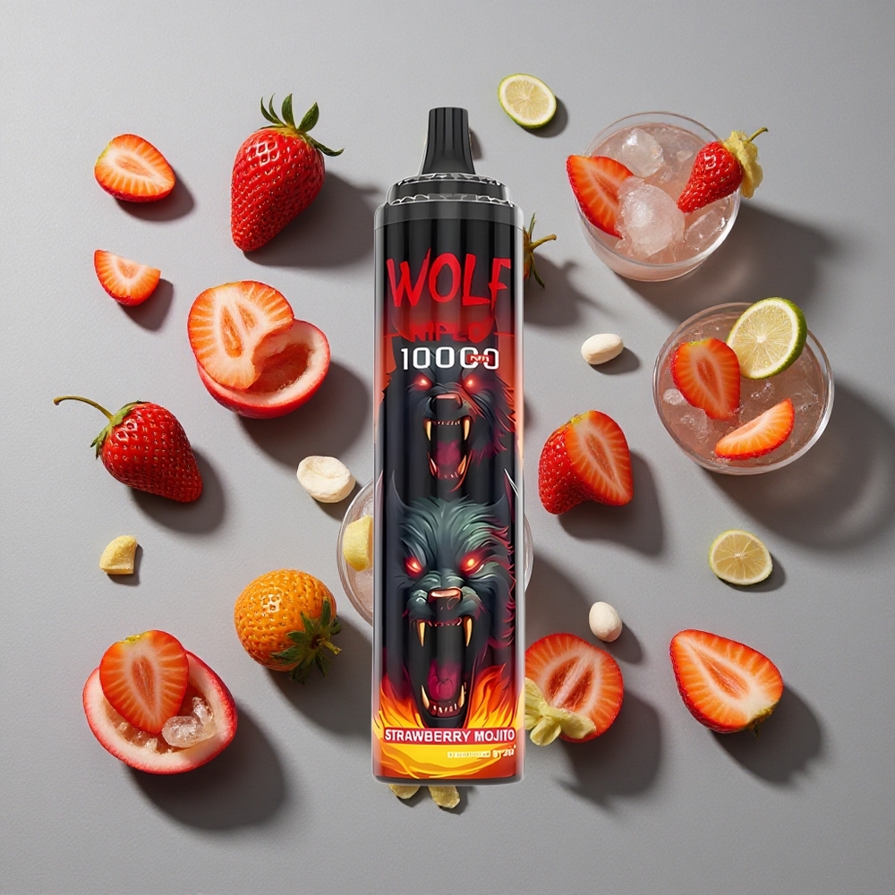 Fresa Mojito JNR Wolf Niplo 10000 Caladas Capacidad de la batería: 650mAh Carga rápida Tipo-C