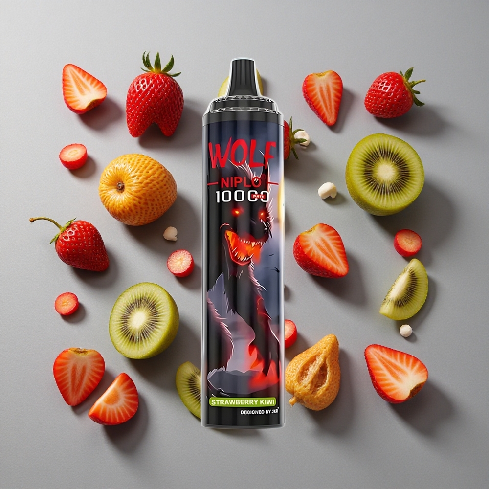 Fresa kiwi JNR Wolf Niplo 10000 Caladas Capacidad de batería: 650mAh Capacidad de líquido: 20ml