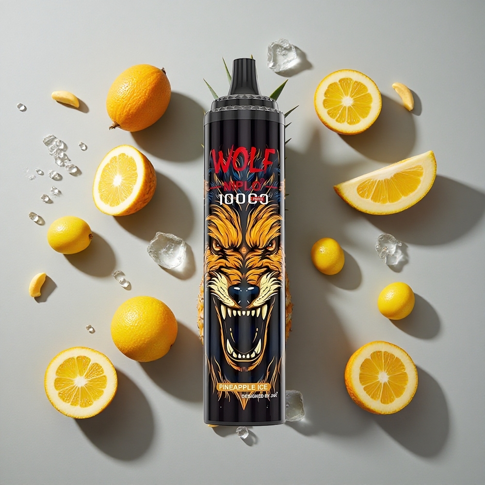 Piña Hielo JNR Wolf Niplo 10000 Caladas Capacidad de Batería 650mAh Capacidad de E-líquido 20ml