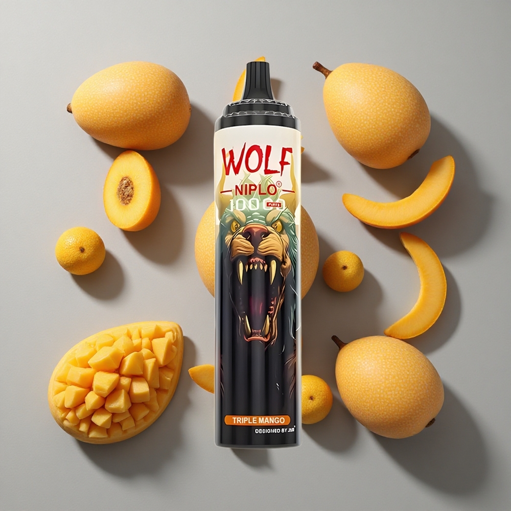 Triple Mango JNR Wolf Niplo 10000 Caladas Capacidad de la batería: 650mAh Carga rápida Type-C