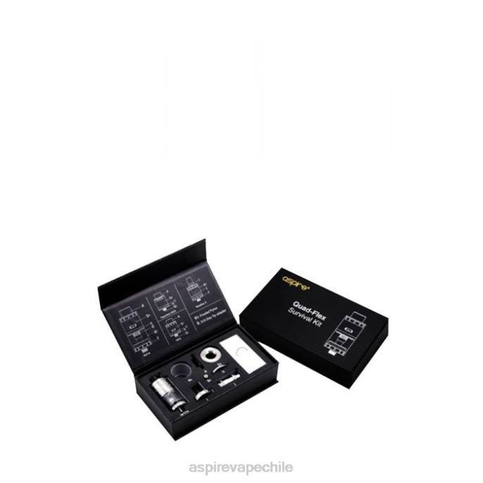 Aspire vape Santiago - Aspire Quad-Flex kit de supervivencia 8T8J190 negro