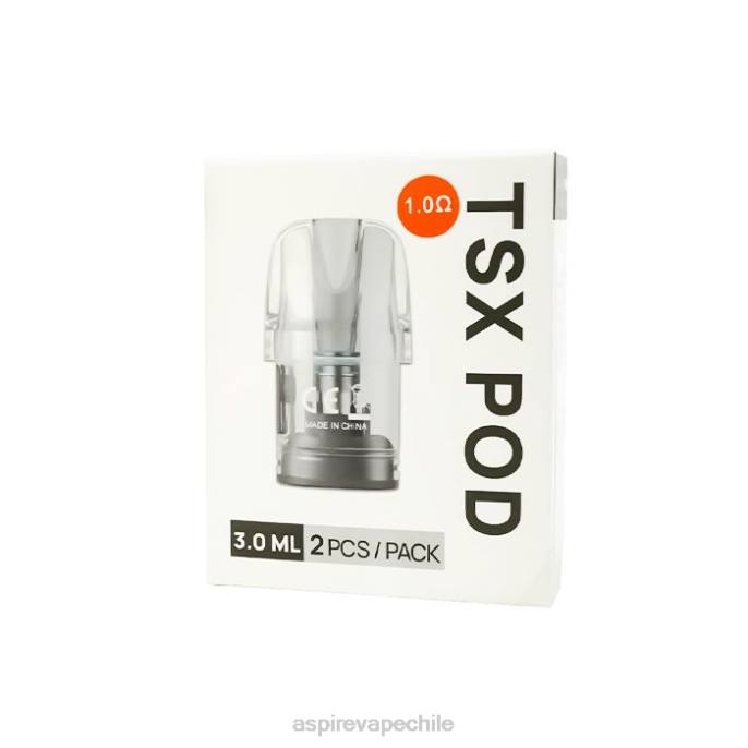 Aspire vape - Aspire Tsx Pod 1,0 ohmios (3,0 ml)/2 unidades por paquete (compatible con cyber s y cyber x) 8T8J234